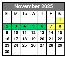 Game November Schedule
