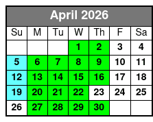 Game April Schedule