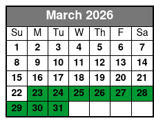 Fort Lauderdale Indoor Skydiving for First-Time Flyers March Schedule