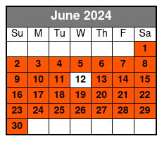 1 Jet Ski June Schedule