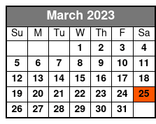7:30pm Saturday Night 6 Hour March Schedule