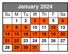 Champagne Sunset Cruise Ft. Lauderdale: 17:00 January Schedule
