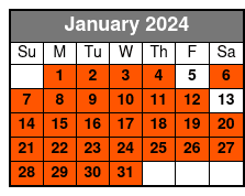 Champagne Sunset Cruise Ft. Lauderdale: 18:00 January Schedule