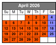 Fort Lauderdale Kayak Rental April Schedule