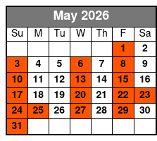 Economy Class May Schedule