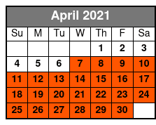 Miami Haunts Ghost Tour April Schedule