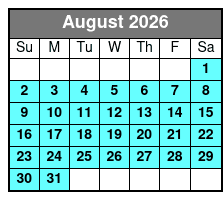 90-Minute Parasailing Adventure in Fort Lauderdale August Schedule