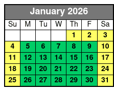 2-Hour Parasailing Adventure in Fort Lauderdale January Schedule