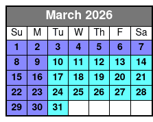 2-Hour Parasailing Adventure in Fort Lauderdale March Schedule