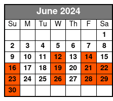 Bimini Island - Bahamas June Schedule