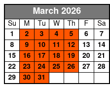 Sunset on Paddleboard Experience in Las Olas Fort Lauderdale March Schedule