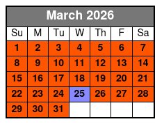 Sandbar Splash and Yacht Tour in Fort Lauderdale March Schedule