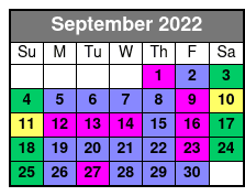 2-Hour Guided Outer Banks Wild Horse Tour September Schedule