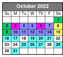 2-Hour Guided Outer Banks Wild Horse Tour October Schedule