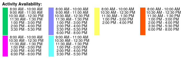 2-Hour Guided Outer Banks Wild Horse Tour Color Key