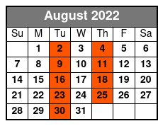 Nags Head Kayak Tour: Nags Head Kayak Tour 11:00 August Schedule