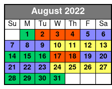 Kitty Hawk Small-Group Outer Banks Surf Lesson August Schedule