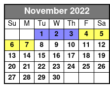 Kitty Hawk Small-Group Outer Banks Surf Lesson November Schedule