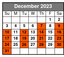 New Mexican Flavors Tour of the Santa Fe Plaza December Schedule