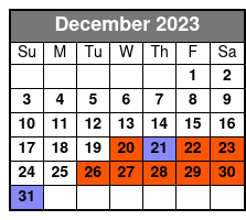 Santa Fe History Guided Walking Tour December Schedule