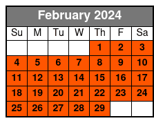 February Schedule