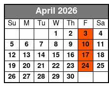 Self-Guided Historical Missions Electric Bike Tour April Schedule