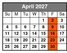 Self-Guided Historical Missions Electric Bike Tour April Schedule