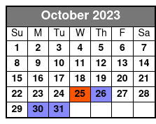 Escape Game Epic 60-Minute Adventures in San Antonio October Schedule