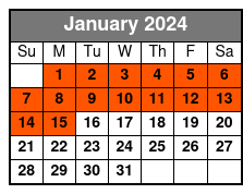 VME Family Fun Pass - Go Rio San Antonio River Cruises & San Antonio Aquarium January Schedule
