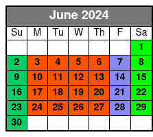 Breaking Point Escape Room June Schedule