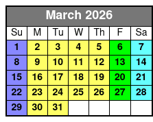 Breaking Point Escape Room March Schedule
