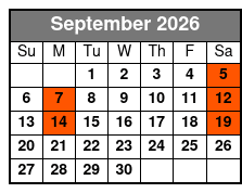 Walking Tour Along the San Antonio Riverwalk And Around Downtown September Schedule
