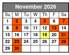 Walking Tour Along the San Antonio Riverwalk And Around Downtown November Schedule