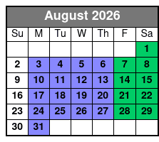 San Antonio's Ultimate Ghost and Murder Walking Guided Tour August Schedule