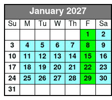 San Antonio's Ultimate Ghost and Murder Walking Guided Tour January Schedule