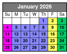 Horror on Hallows Eve January Schedule