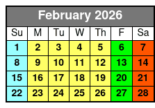 Horror on Hallows Eve February Schedule