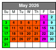 Horror on Hallows Eve May Schedule