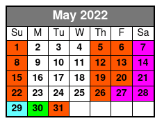 SeaWorld San Antonio May Schedule