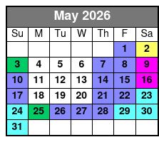 SeaWorld Single Day Ticket May Schedule