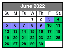 Seaworld San Antonio & Aquatica San Antonio 2 Day Flex Ticket June Schedule