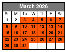 Buckhorn Saloon & Museum March Schedule