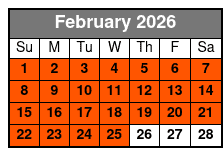 San Antonio Old Town Trolley 1 Day Tour February Schedule