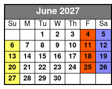 Private Or Couple’s Tarot Reading June Schedule