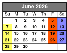 Private Tarot Reading June Schedule