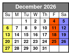 Private Tarot Reading December Schedule