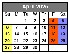 Couple’s Tarot Reading April Schedule