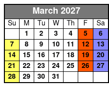 Couple’s Tarot Reading March Schedule
