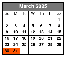 San Antonio Hop-On Hop-Off Trolley Tour March Schedule