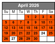 3 Hours Private Historic Sightseeing Tour in San Antonio April Schedule